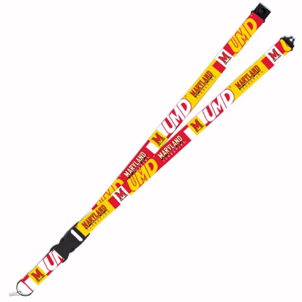 University of Maryland Terrapins Terps Licensed Lanyard Keychain - NEW Fast Ship